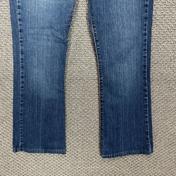 Levi's 525 Jeans Boot Cut Stretch Women's Size 10 Mid Rise Blue 28.5 in Inseam - Picture 3 of 16